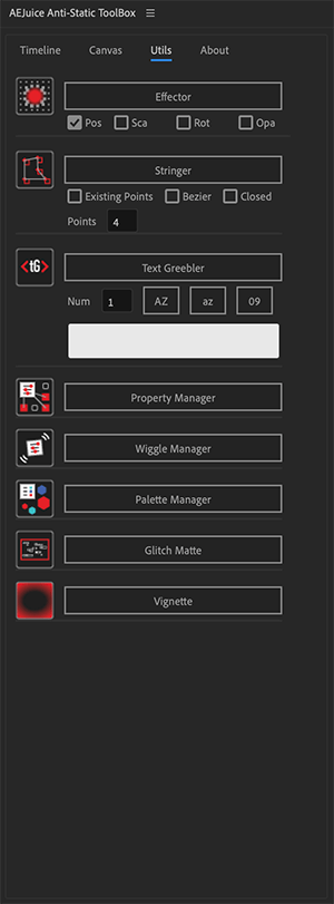 AEJuice Anti-Static ToolBox Utils