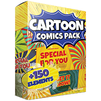 AEJuice Cartoon Comics Pack パッケージ