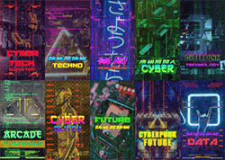 AEJuice Cyberpunk HUD 2 サンプル