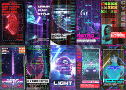 AEJuice Cyberpunk HUD 2 サンプル