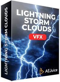 AEJuice Film VFX Bundle Lightning Storm Clouds パッケージ