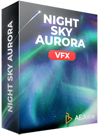 AEJuice Film VFX Bundle Night Sky Aurora パッケージ