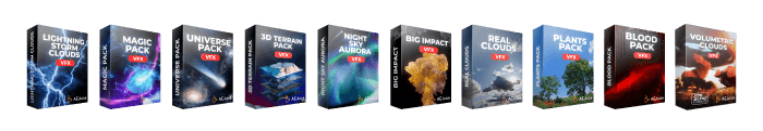 AEJuice Film VFX Bundle プラグイン 種類