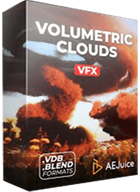 AEJuice Film VFX Bundle Volumetric Clouds パッケージ