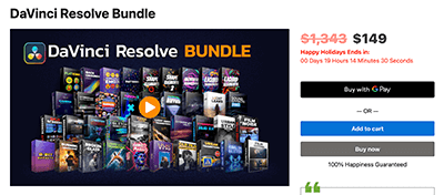 AEJuice DaVinci Resolve Bundle セール 価格