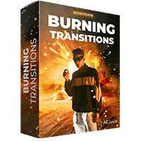 AEJuice Final Cut Pro X Burning Transitions パッケージ