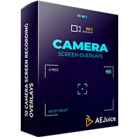 AEJuice Final Cut Pro X Camera Screen Recordings Overlays パッケージ