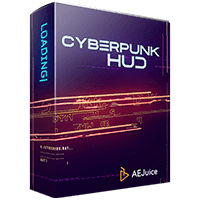 AEJuice Final Cut Pro X Cyberpunk HUD パッケージ