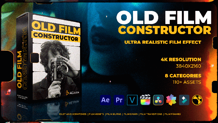 AEJuice Final Cut Pro X Old Film Constructor