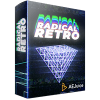 AEJuice Final Cut Pro X Radical Retro Elements パッケージ