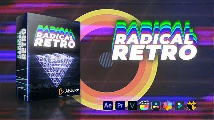 AEJuice Final Cut Pro X Radical Retro Elements