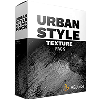 AEJuice Final Cut Pro X Urban Texture Pack パッケージ