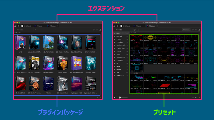 AEJuice Final Cut Pro 無料 エクステンション 使い方