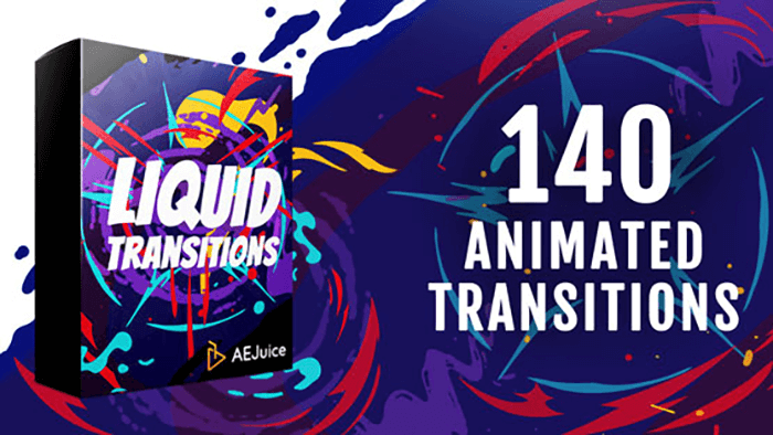 AEJuice Motion Design Bundle Liquid Transitions