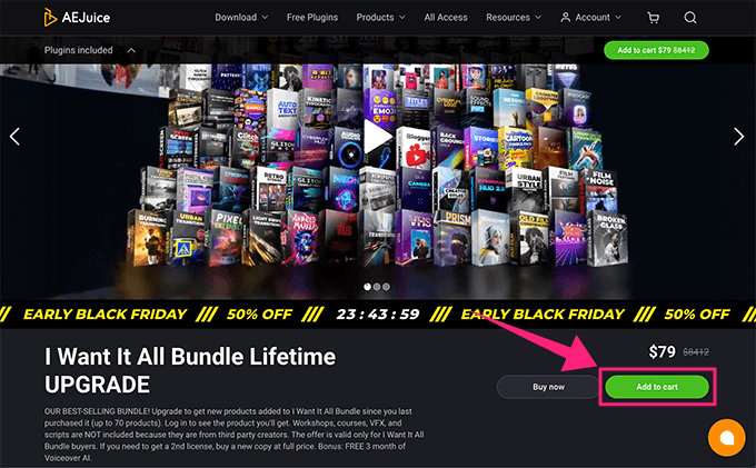 I Want It All Bundle Lifetime アップグレード 方法